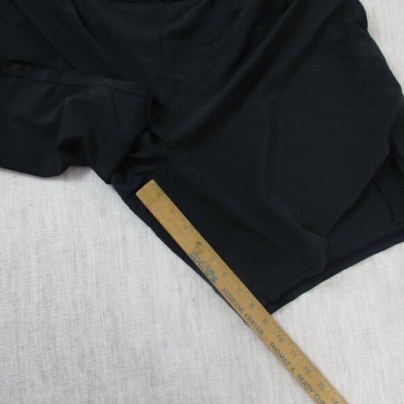 Nike Athletic Shorts Men's XL Black Dri Fit Stretch Elastic Waist Logo Pull On - Picture 9 of 9